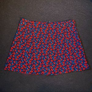 Bold Mini Floral Mini Skirt